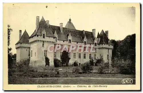 Ansichtskarte AK Clion Sur Indre Chateau de l Isle Savary