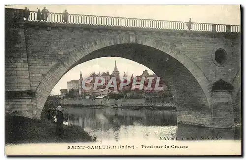 Cartes postales Saint Gaultier Pont sur la Creuse
