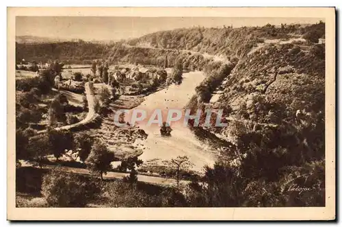 Ansichtskarte AK La Vallee de la Creuse La Creuse en aval de la Roche aux Moines