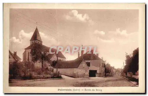Cartes postales Pellevoisin Entree du Bourg