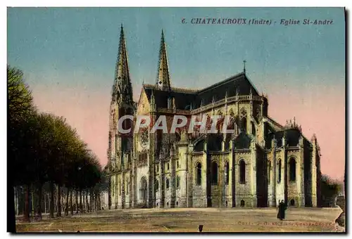 Ansichtskarte AK Chateauroux Eglise St Andre