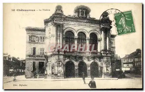 Ansichtskarte AK Chateauroux Le Theatre