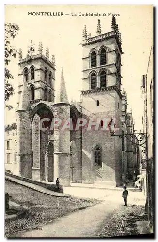 Cartes postales Montpellier La Cathedrale St Pierre