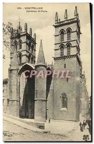 Ansichtskarte AK Montpellier Cathedrale St Pierre