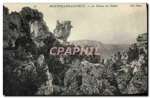 Cartes postales Montpellier le Vieux La Chaise du Diable