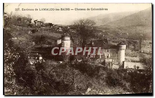 Ansichtskarte AK Environs de Lamalou les Bains Chateau de Colombieres