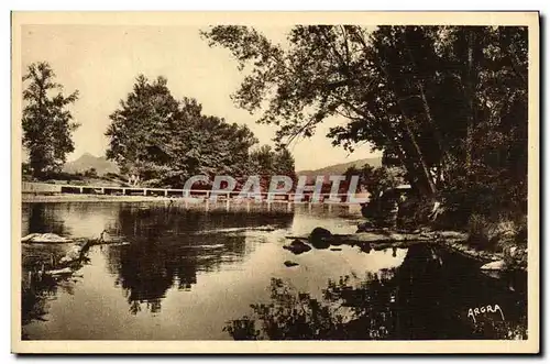 Ansichtskarte AK Lamalou les Bains Pont sur l Orb reliant Lamalou au Pare de la Verniere