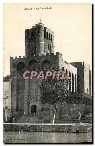 Cartes postales Agde La Cathedrale