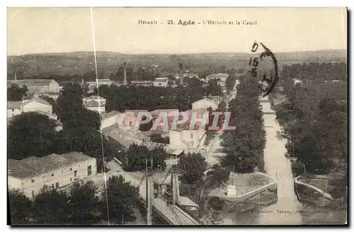 Cartes postales Herault Agde L Herault et le Canal