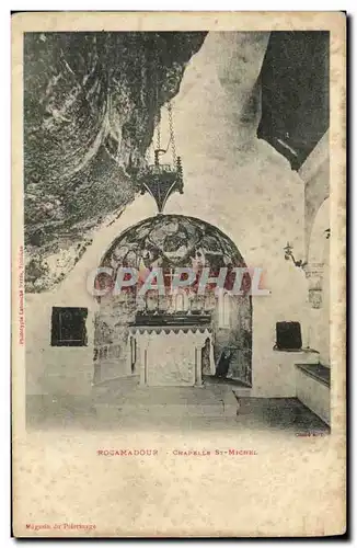 Cartes postales Rocamadour Chapelle St Michel