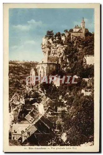 Cartes postales Rocamadour Vue generale