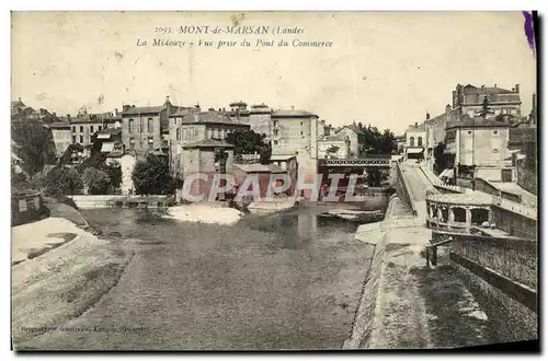 Ansichtskarte AK Mont de Marsan La Midouze Vue prise du Pont du Commerce