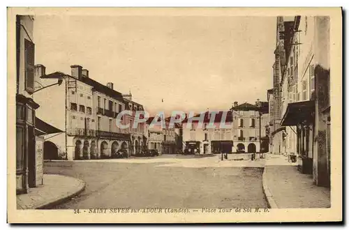 Cartes postales Saint Sever sur Adour Place Tour de Sol