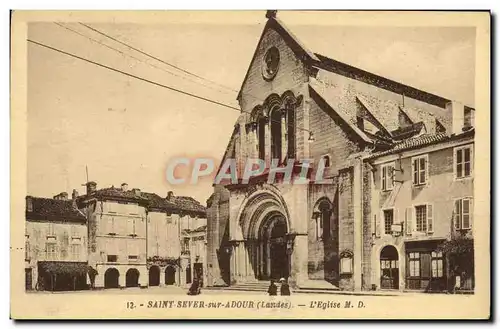 Ansichtskarte AK Saint Sever sur Adour L Eglise M D