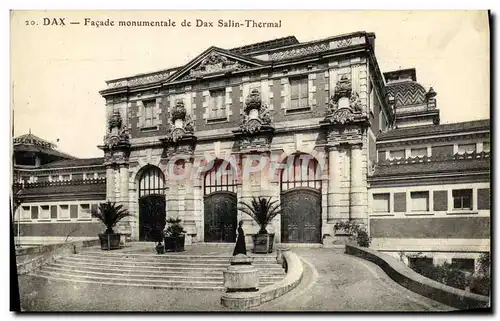 Cartes postales Dax Facade monumentale de Dax Salin Thermal