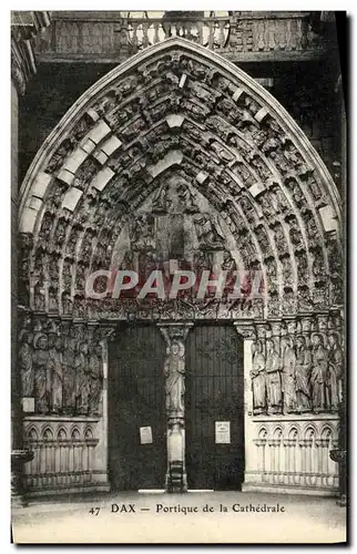 Cartes postales Dax Portique de la Cathedrale