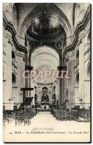 Cartes postales Dax La Cathedrale La Grande Nef