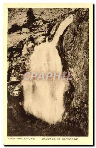 Cartes postales Vallorcine Cascade de Barberine