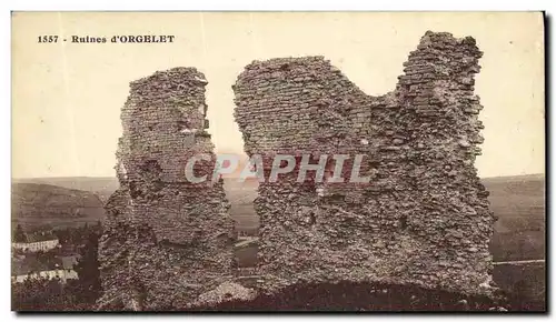 Cartes postales Ruines d Orgelet