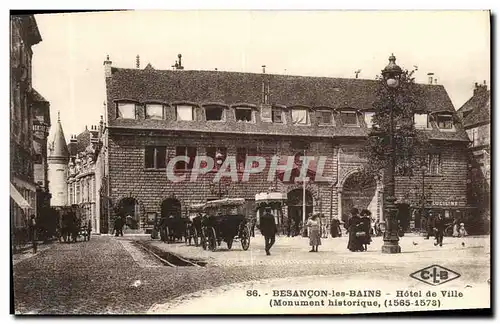 Cartes postales Besancon les Bains Hotel de Ville