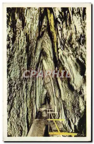 Cartes postales Grottes de Baume Les Messieurs Couloir d entree des Grottes
