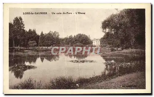 Ansichtskarte AK Lons le Saunier Un coin du Parc L Etang