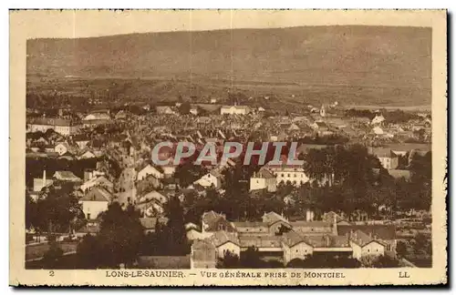 Cartes postales Lons le Saunier Vue Generale Prise de Montciel