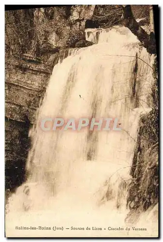 Ansichtskarte AK Salins les Bains Sources du Lizon Cascades du Verneau