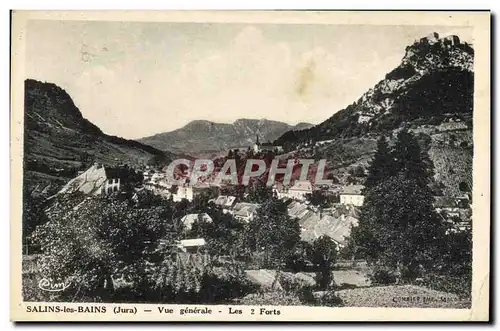 Cartes postales Salins les Bains Vue generale Les 2 Forts