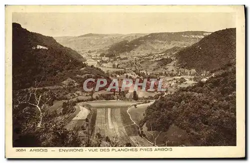 Cartes postales Arbois Environs vue des Planches pres Arbois