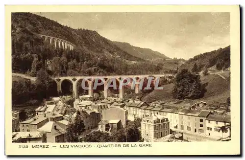 Cartes postales Morez Les Viaducs Quartier de la Gare