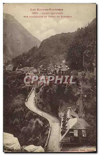 Ansichtskarte AK Saint Sauveur Vue plongeante et route de Gavarnie