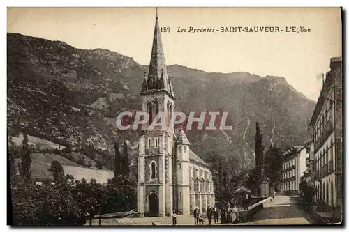 Cartes postales Les Pyrenees Saint Sauveur L Eglise