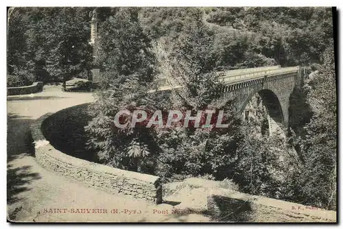 Ansichtskarte AK Saint Sauveur Pont Napoleon