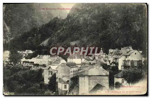 Cartes postales Saint Sauveur Vue generale