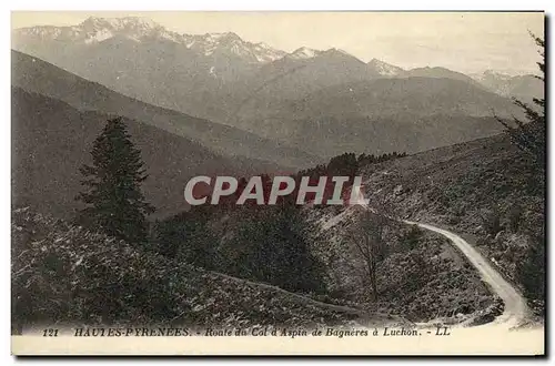 Ansichtskarte AK Route du col d Aspin de Bagneres a Luchon