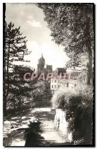 Cartes postales moderne Dole La Collegiale Vue du Cours Saint Mauris