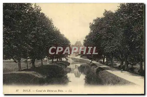 Cartes postales Dole Canal du Rhone au Rhin