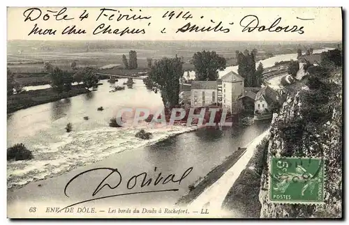 Cartes postales Environs de Dole Les Bords Du Doubs a Rochefort