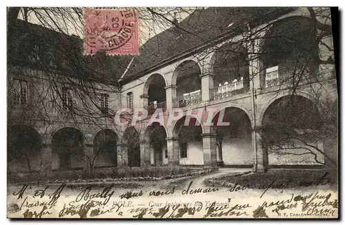 Cartes postales Dole Cour interieure du Tribunal