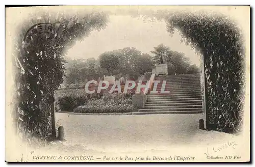 Ansichtskarte AK Chateau de Compiegne Vue Sur le Parc Prise du berceau de l empereur