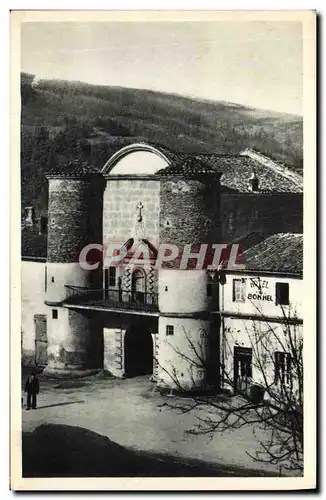 Ansichtskarte AK Sainte Croix en Jarez Entree Monumentale de la Chartreuse Hotel Bonnel