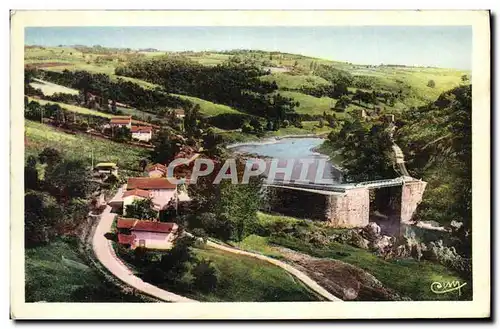 Cartes postales Environs de Roanne Vallee de la Loire Digue de Pinay