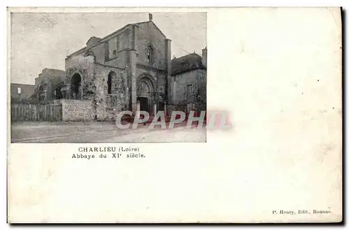 Cartes postales Charlieu Abbaye du 11eme