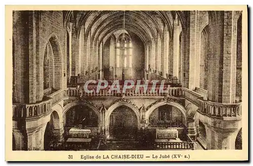 Ansichtskarte AK Eglise de La Chaise Dieu Le Jube