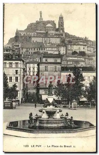 Cartes postales Le Puy La Place du Breuil