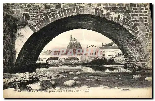 Ansichtskarte AK Le Puy Vue Prise Sous le Vieux Pont