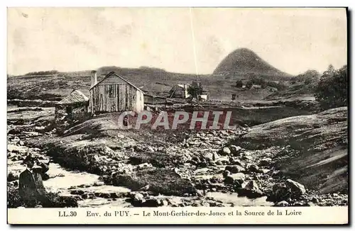 Ansichtskarte AK Le Puy Le Mont Gerbier des Joncs et la Source de La Loire