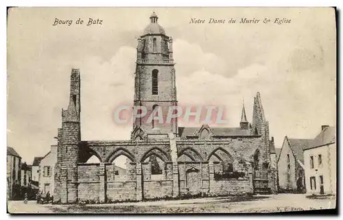 Cartes postales Bourg De Batz Notre Dame du Murier et Eglise