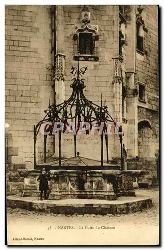 Cartes postales Nantes Le Puits du Chateau